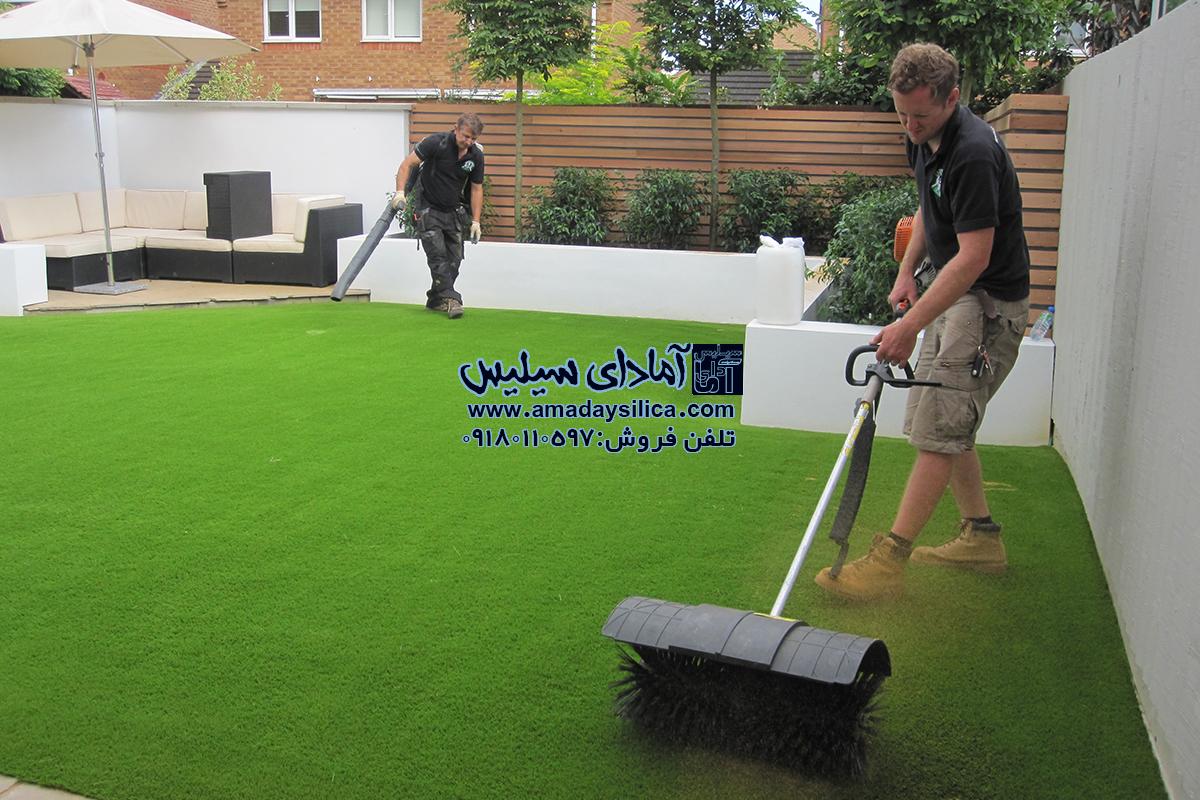 خرید شن سیلیس برای چمن مصنوعی از کارخانه آمادای سیلیس