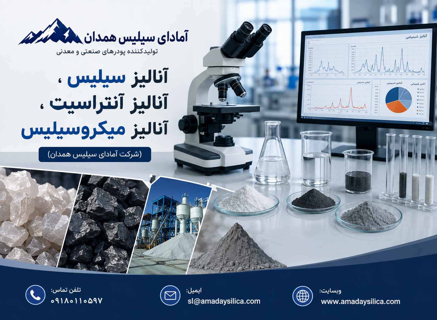 آنالیز سیلیس، آنالیز آنتراسیت و آنالیز میکروسیلیس